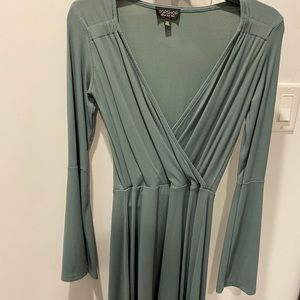 Topshop Low V-cut Dress
